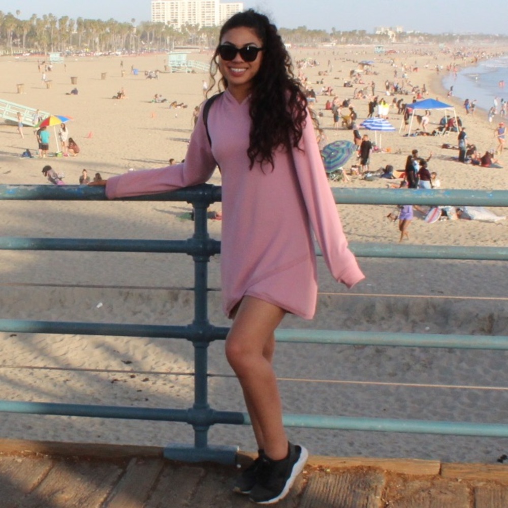 Hooded Sweater Dress